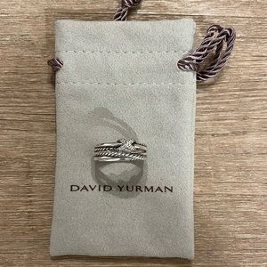 David Yurman X Crossover ring (pave diamonds)